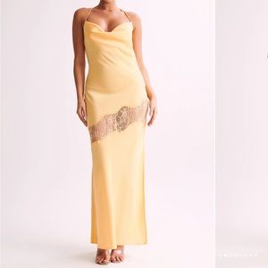 Meshki Sandra Yellow Maxi Dress